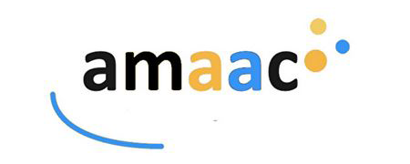 Logo de l'association AMAAC, qui donne des cours de Langue des Signes Française à Villeurbanne