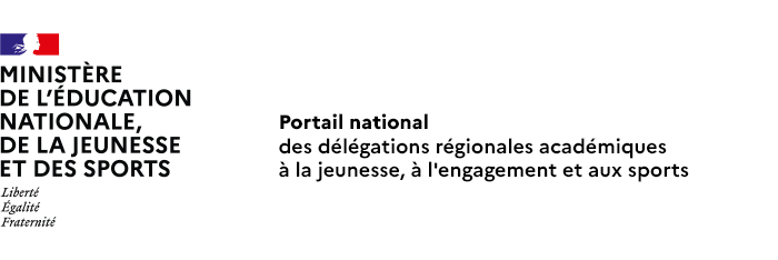 Logo des Délégations régionales académiques à la jeunesse, à l'engagement et aux sports (DRAJES)